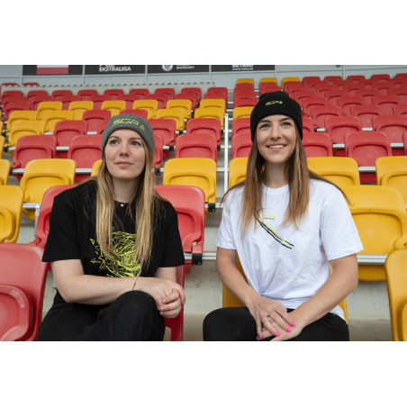 T-shirt Speedway YELLOW HELMET Unisex Black