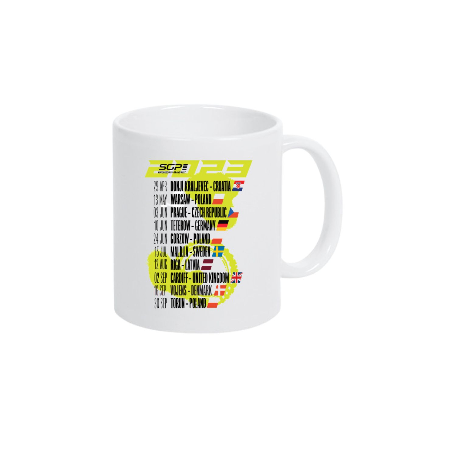 Speedway 2023 White	Mug