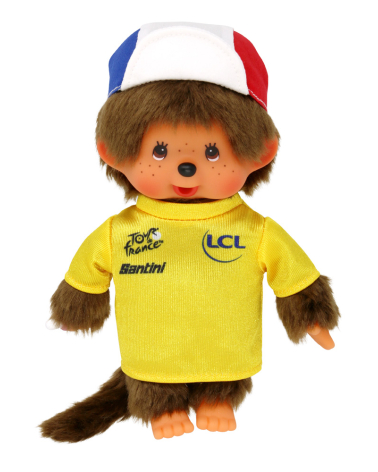 Peluche Kiki Monchhichi Tour de France 20 Cm