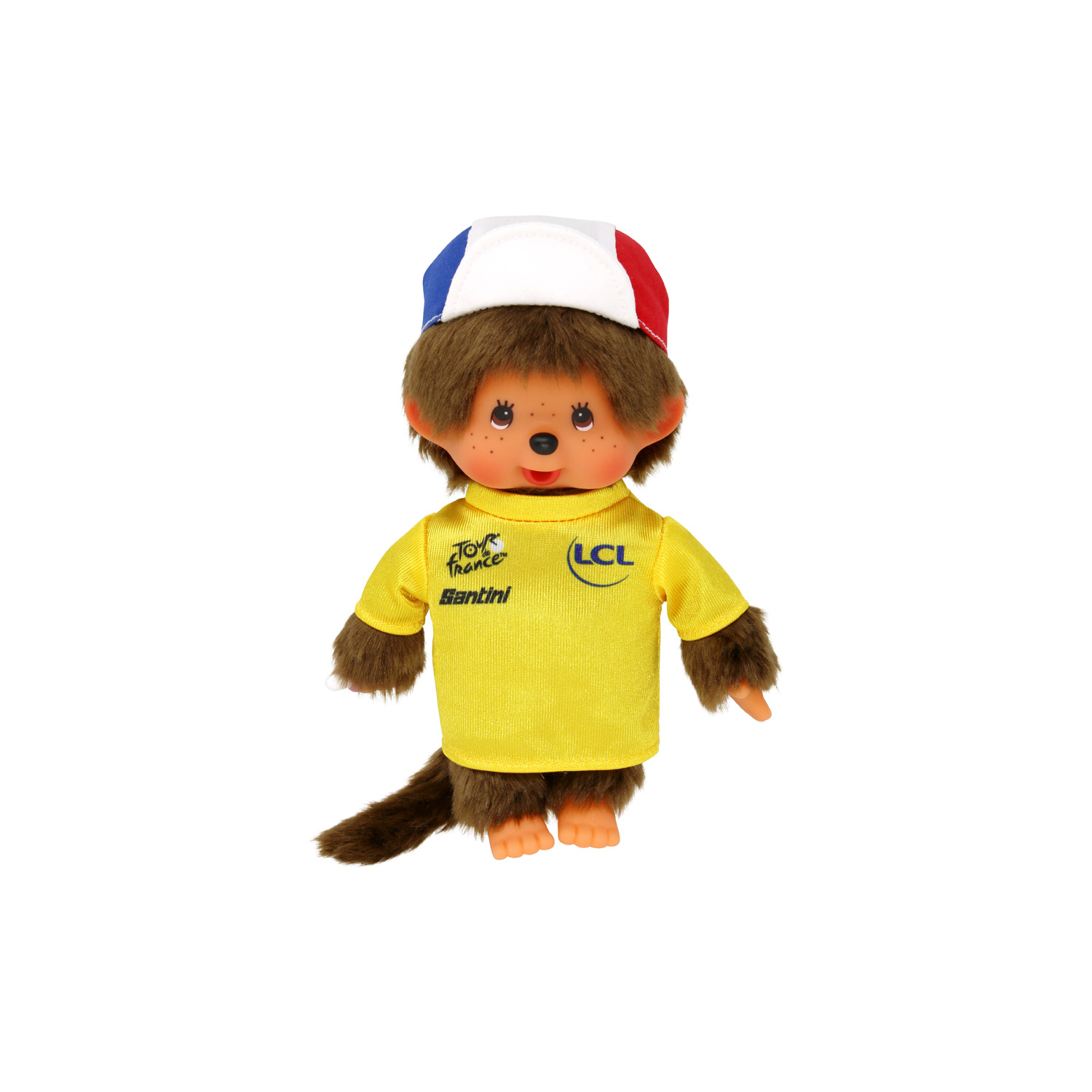 Peluche Kiki Monchichi Tour de France 20 Cm