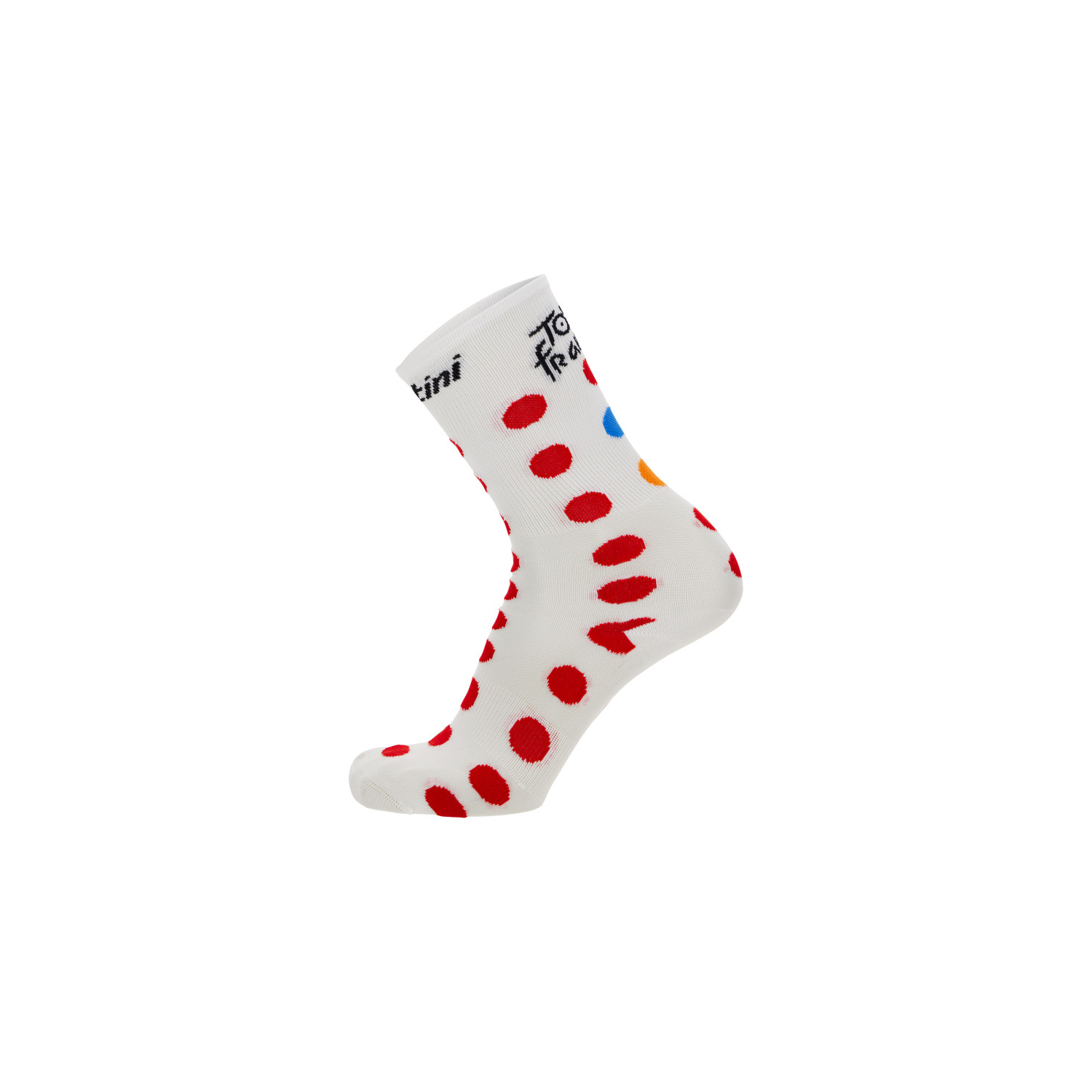 Chaussette Tour de France Santini Meilleur Grimpeur 2023 Pois Rouge