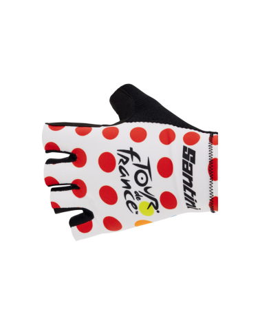 Gants Tour de France Santini 2023 Pois Rouge