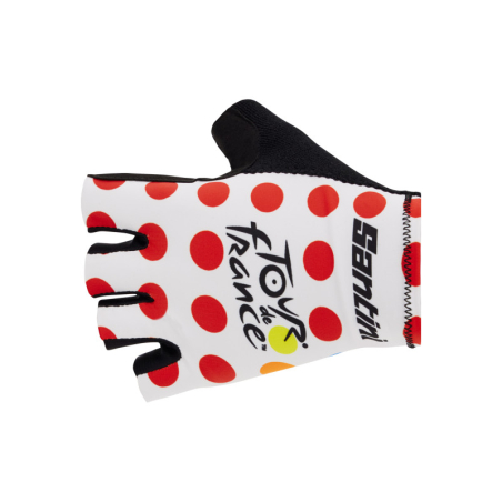 Gants Tour de France Santini 2023 Pois Rouge