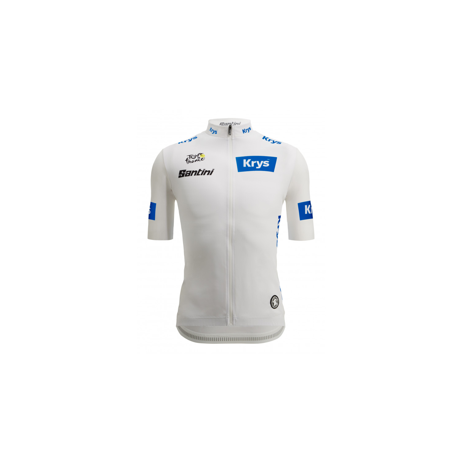 Maillot Tour de France Santini Meilleur Jeune 2023 Blanc