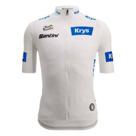 Jersey Tour de France Santini Meilleur Jeune 2023 White