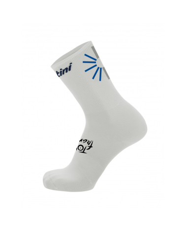 Chaussettes Tour de France Santini  Trionfo 2023 Blanc