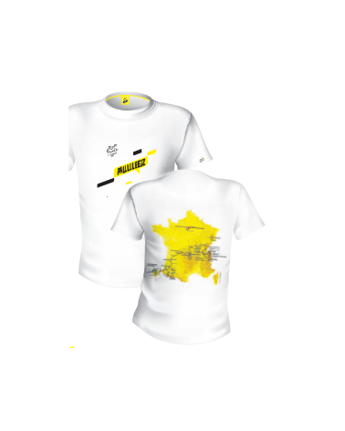 T-shirt Tour de France Parcours 2023 Unisex White