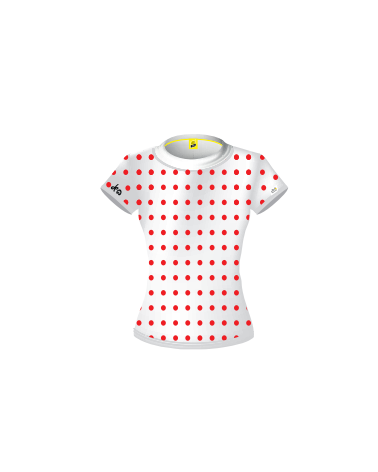 T-shirt Tour de France Pois Femme