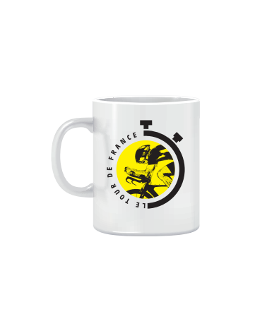 Mug Tour de France Chrono Yellow White