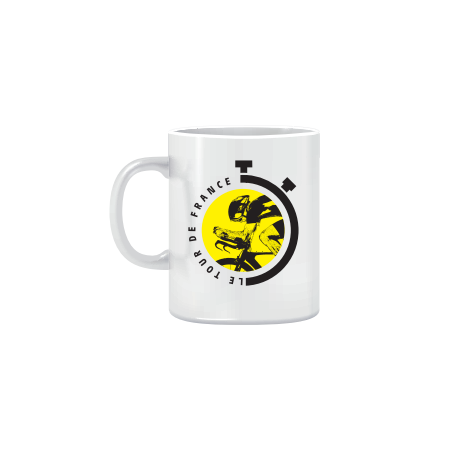 Mug Tour de France Chrono Yellow White