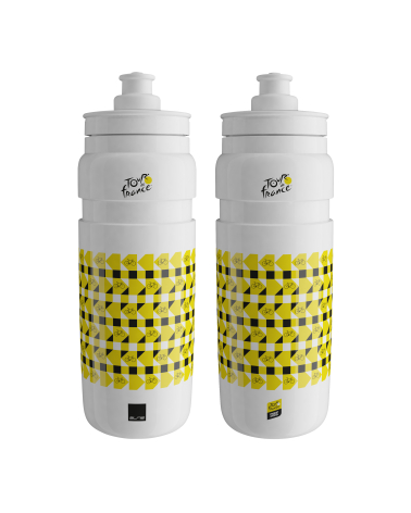Bidon Tour de France Elite Fly Iconic White 750 ml