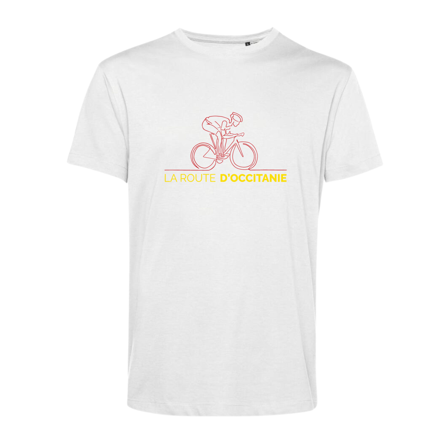 T-shirt La route d'Occitanie  Le Parcours 2023 Mixte Blanc