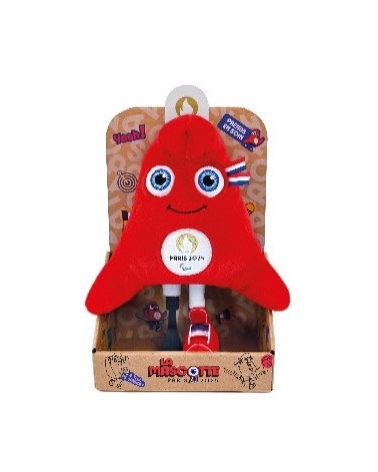 Mascotte Paralympique Display 25cm Doudou