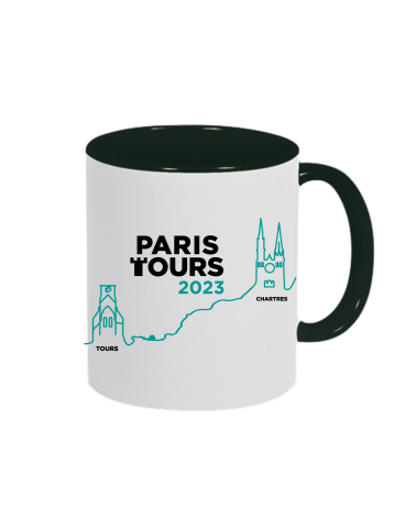 Mug Paris Tours Parcours  2023 Noir