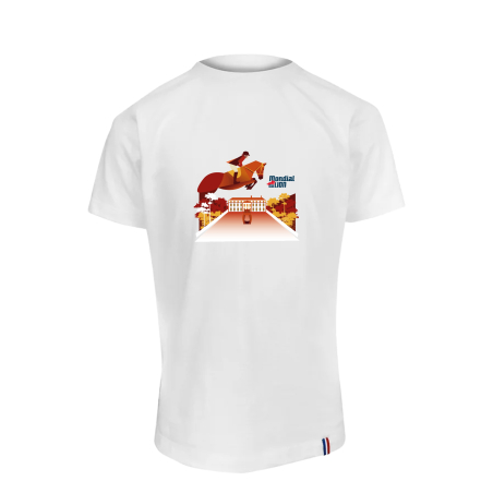 T-shirt Mondial du Lion L'AFFICHE 2023 Homme Blanc