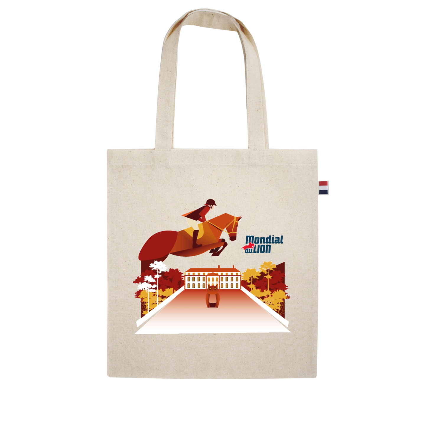 Tote Bag Mondial du Lion L'affiche 2023 Naturel