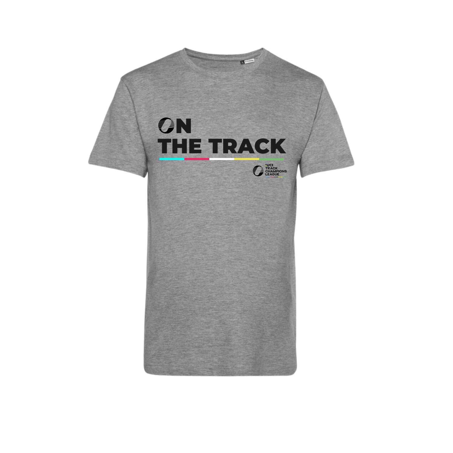 T-shirt UCI Track Champions League On The Track Mixte Gris