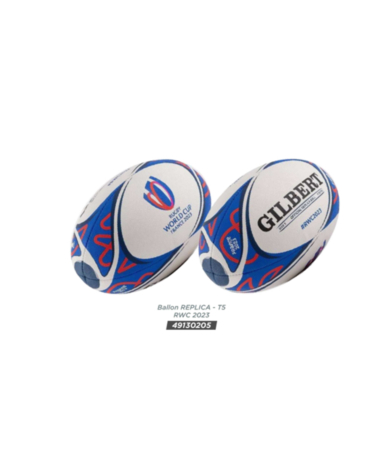 Ballon Coupe du Monde de Rugby France 2023  Logo Gilbert T5