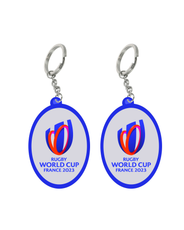 Porte-clés Coupe du Monde de Rugby France 2023 Logo