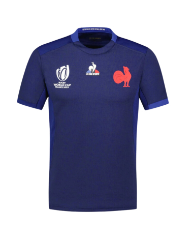 Jersey Le Coq Sportif Coupe du Monde de Rugby Equipe de France 2023 Replica Blue Mixte