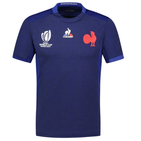 Jersey Le Coq Sportif Coupe du Monde de Rugby Equipe de France 2023 Replica Blue Mixte