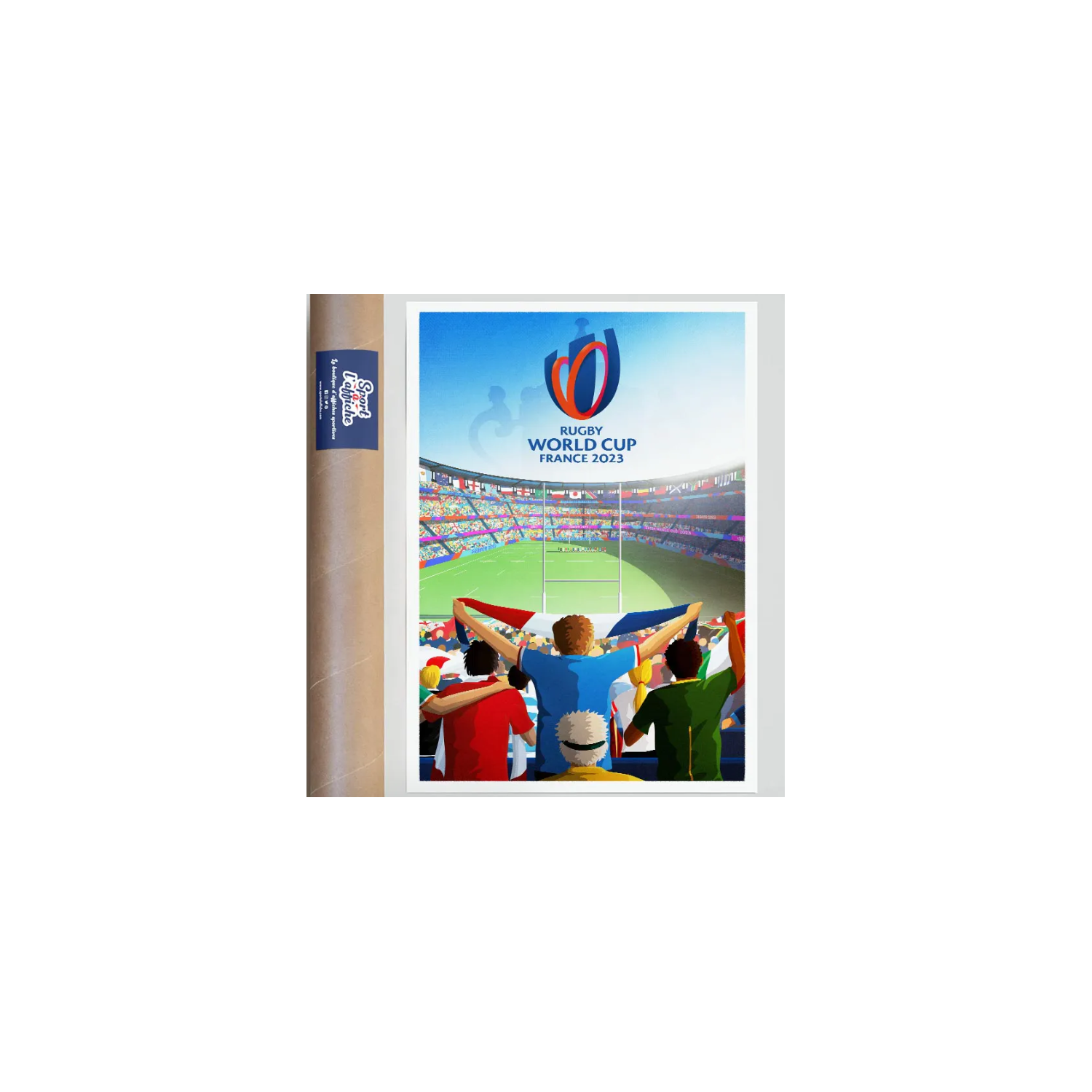Affiche Coupe du Monde de Rugby France 2023  Evenement