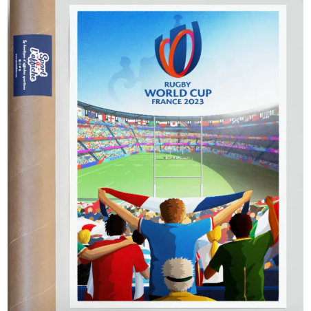 Poster Rugby Wolrd Cup France 2023 Event