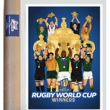 Affiche Coupe du Monde de Rugby France 2023  Webellis