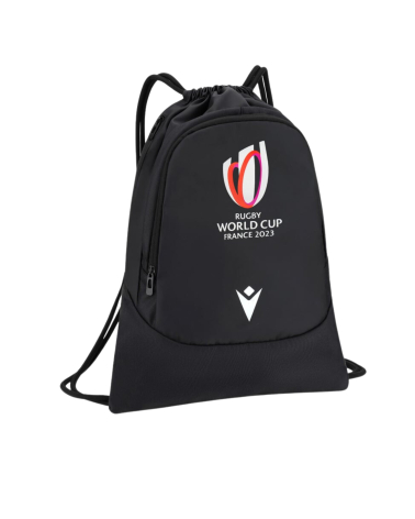 Bag Ficelle Macron Coupe du Monde de Rugby France 2023 Noir