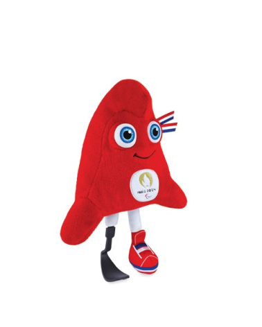 Mascotte Jeux Olympiques Paris 2024 Para 25cm Doudou