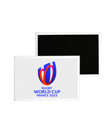 Magnet Coupe du Monde de Rugby France 2023 Logo Blanc