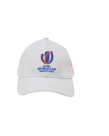 Casquette Coupe du Monde de Rugby France 2023  Logo Blanche