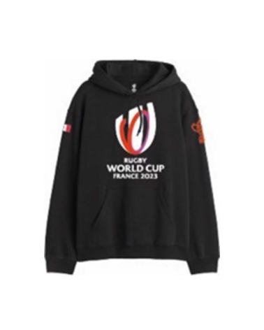Sweat Coupe du Monde de Rugby France 2023  Logo Noir Mixte