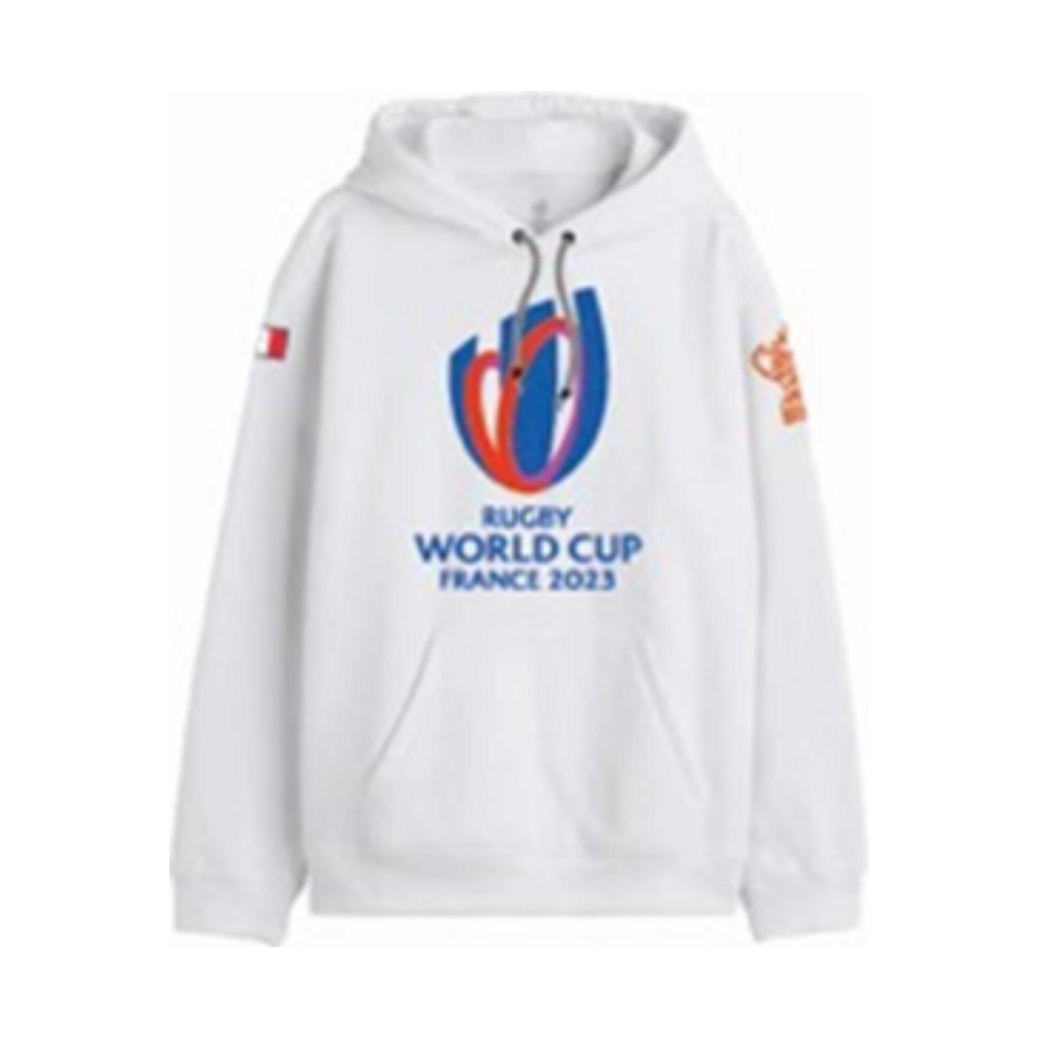 Sweat Coupe du Monde de Rugby France 2023  Logo Blanc Mixte