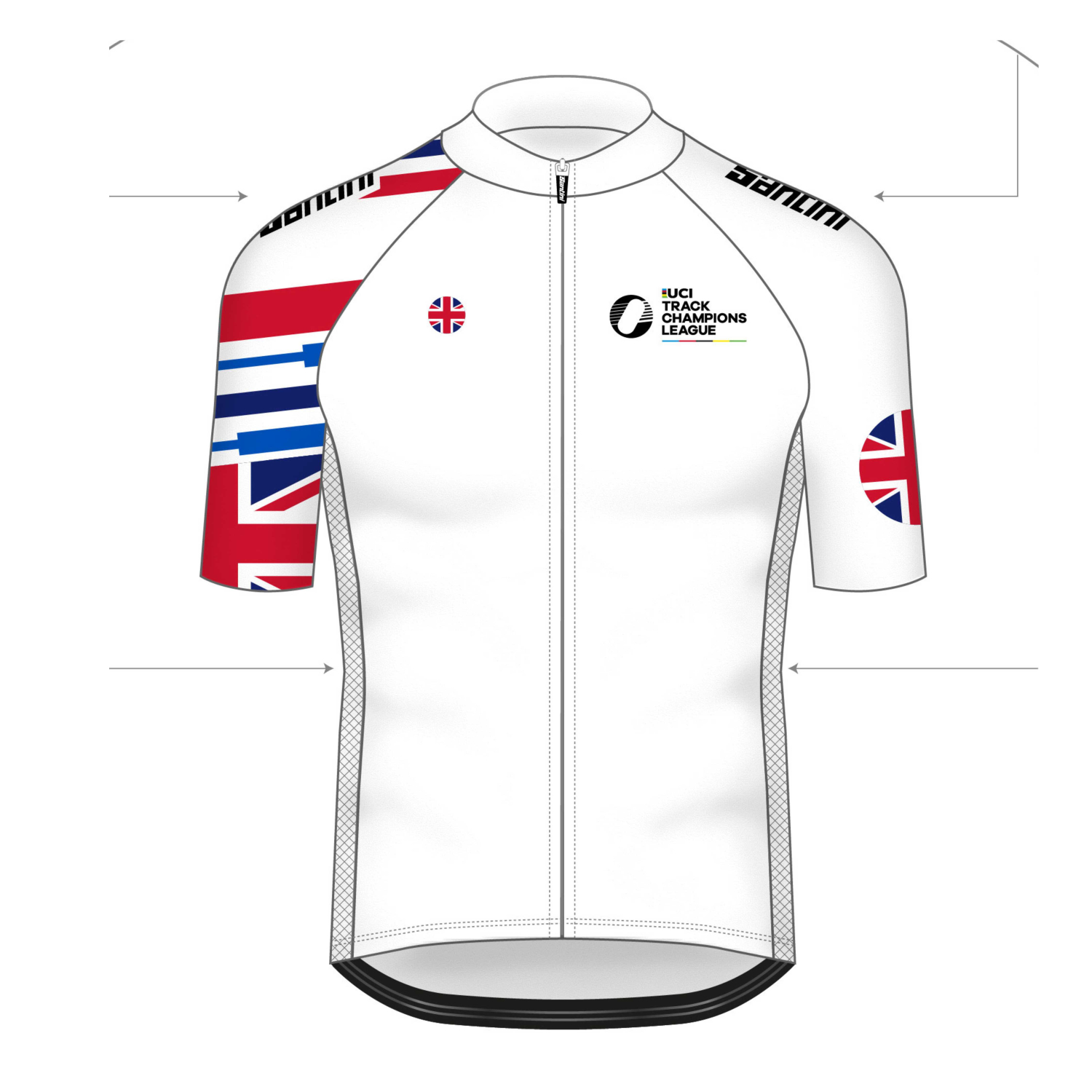 Maillot Cyclisme UCI Track Champions League Royaume-Uni Mixte
