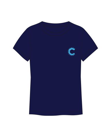 T-shirt Paris Nice Parcours 2024 Mixte Bleu Marine