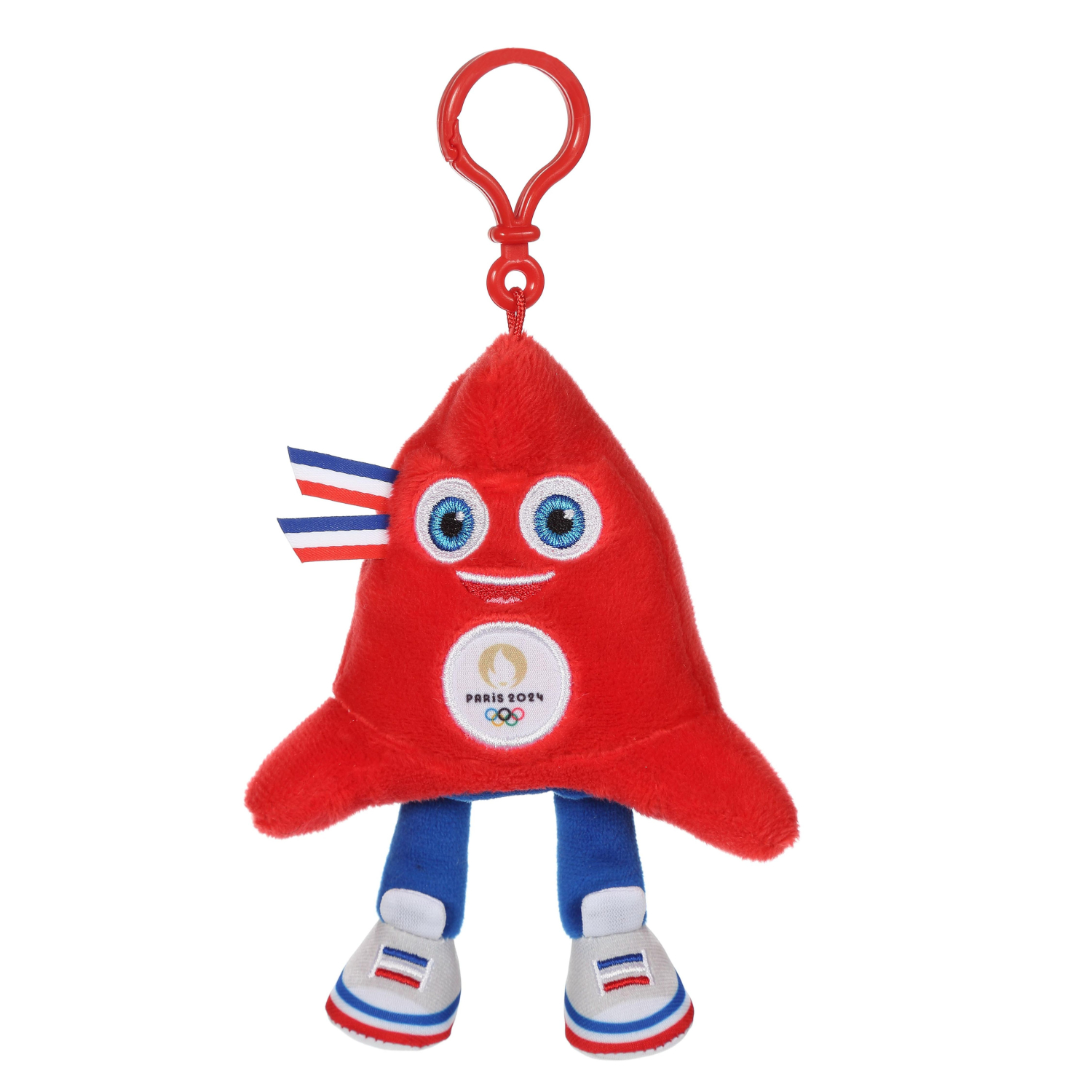 Porte-clés Jeux Olympiques Paris 2024 Peluche Mascotte Rouge