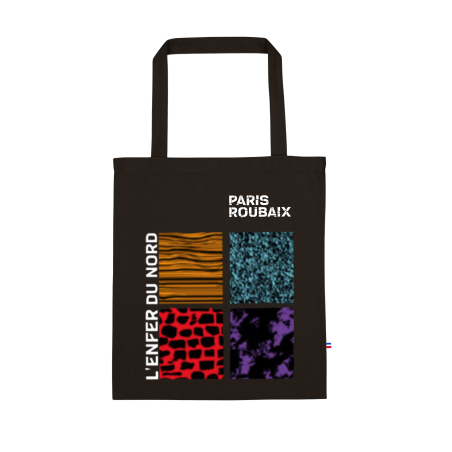 Paris Roubaix Elements Tote Bag Black