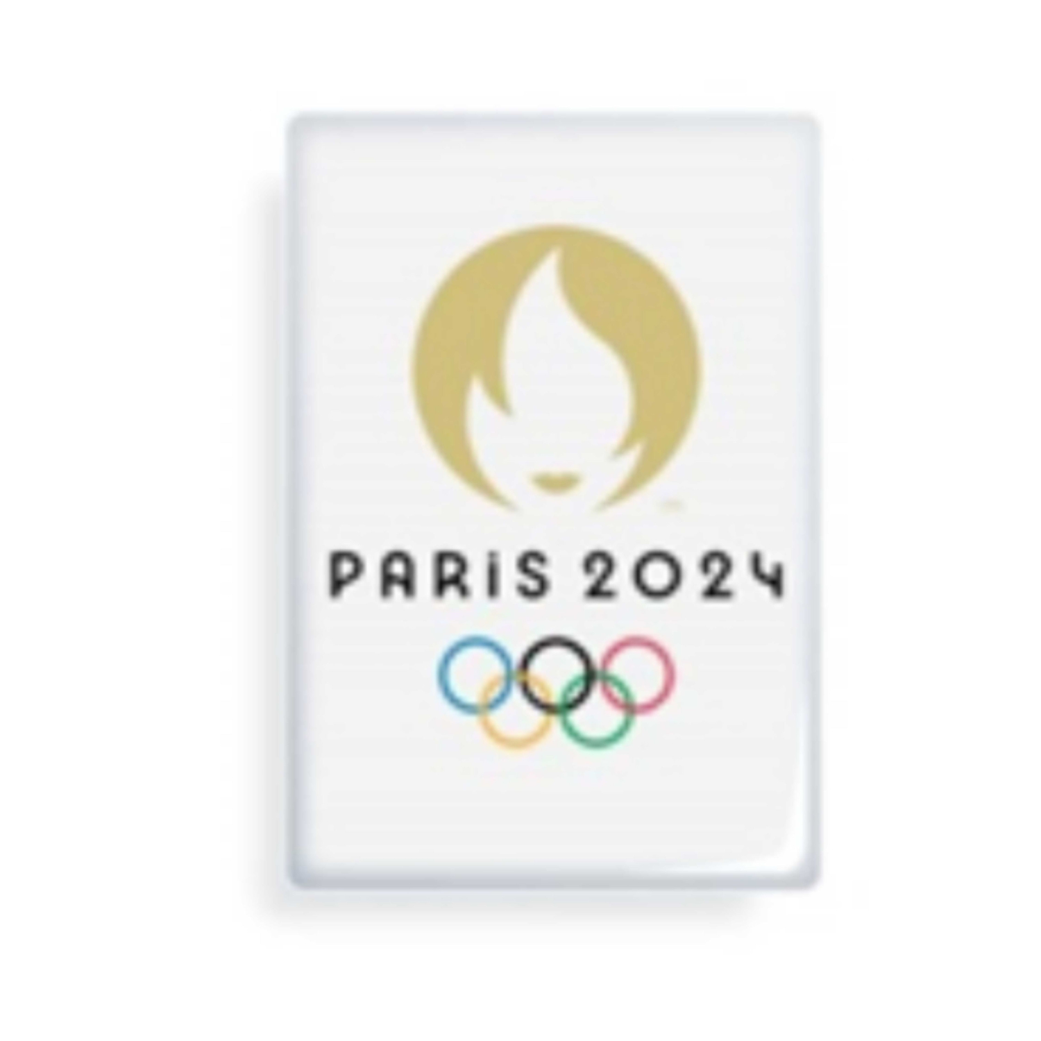 Magnet Jeux Olympiques Paris 2024 Emblème Blanc