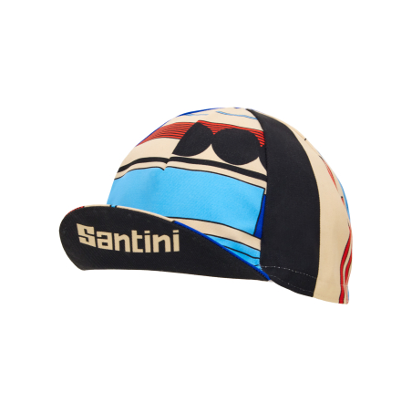 Santini Paris Roubaix 2024 Cycling Cap Blue