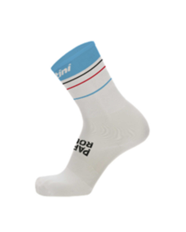 Santini Paris Roubaix 2024 Cycling Socks White