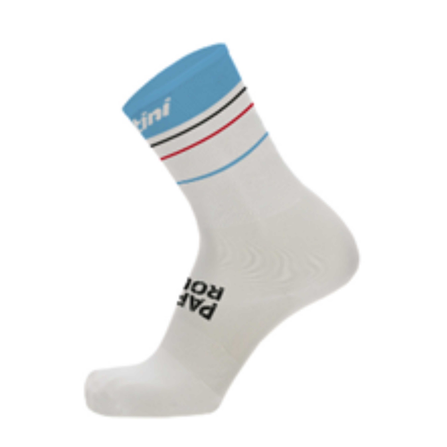 Santini Paris Roubaix 2024 Cycling Socks White