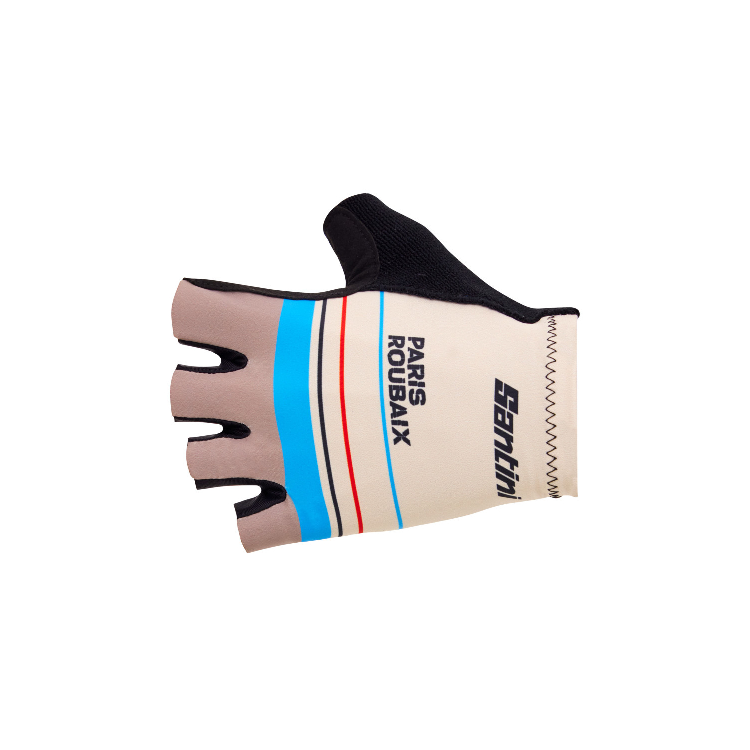 Santini Paris Roubaix 2024 Cycling Gloves Beige