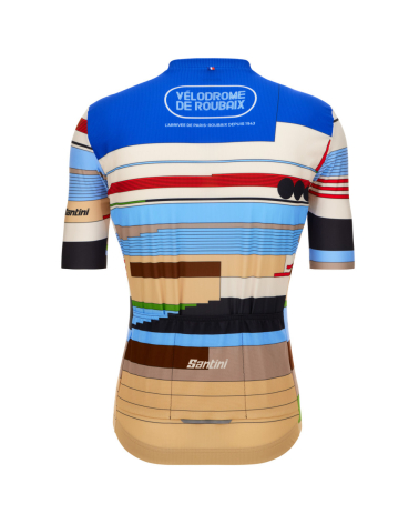 Maillot Cyclisme Santini Paris Roubaix 2024 Homme Multicouleur