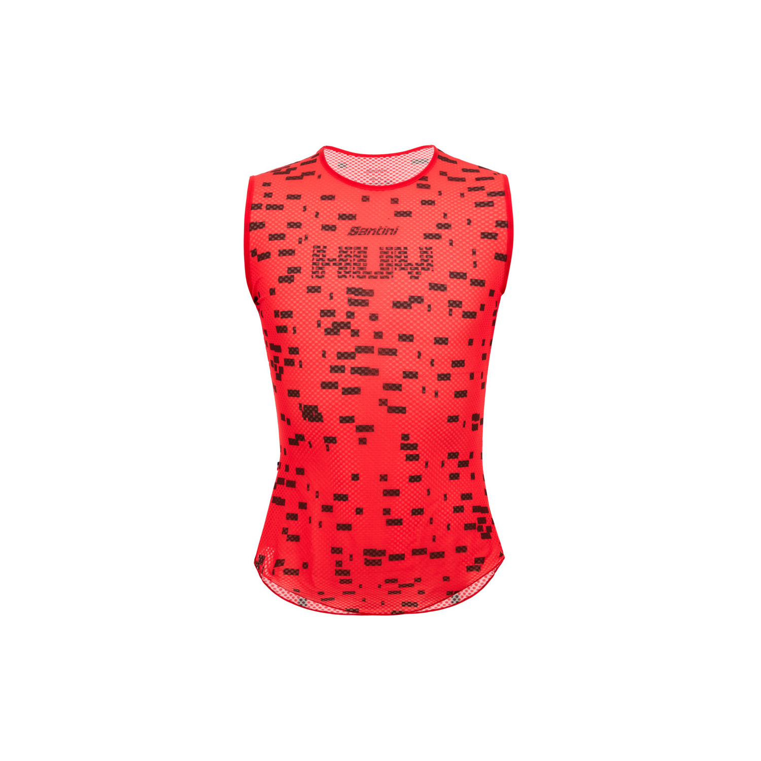 Santini La Flèche Wallonne 2024 Men's Sleeveless Cycling Jersey Red