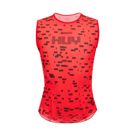 Maillot Cyclisme sans Manches Santini La Flèche Wallonne 2024 Homme Rouge