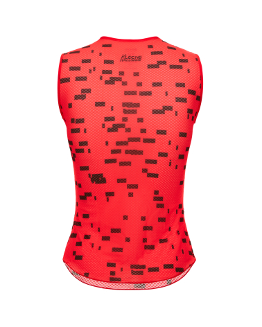 Santini La Flèche Wallonne 2024 Men's Sleeveless Cycling Jersey Red