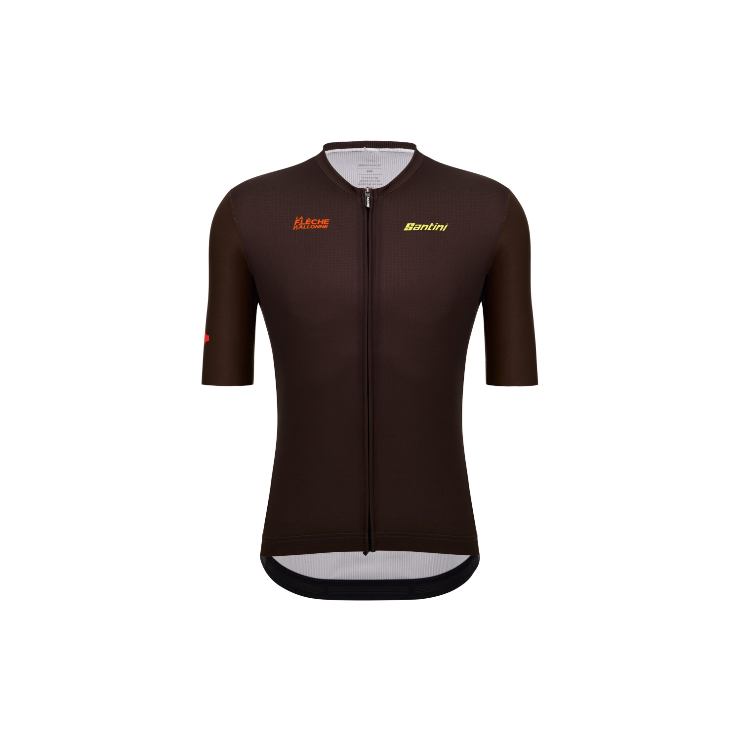 Santini La Flèche Wallonne 2024 Men's Cycling Jersey Grena