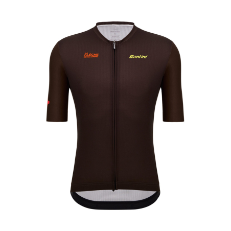 Santini La Flèche Wallonne 2024 Men's Cycling Jersey Grena