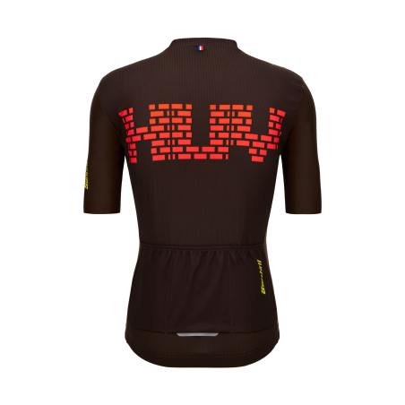 Santini La Flèche Wallonne 2024 Men's Cycling Jersey Grena